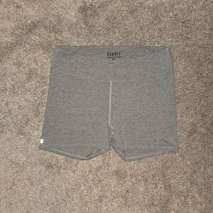 NOBULL Women's Heather Gray Bike Shorts